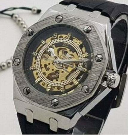 Orologio Da Polso Zcc 4407 Uomo Automatico Elegante Casual Silver Nero Moda/Uomo/Orologi/Orologi da polso Trade Shop italia - Napoli, Commerciovirtuoso.it