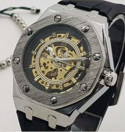 Orologio Da Polso Zcc 4407 Uomo Automatico Elegante Casual Silver Nero Moda/Uomo/Orologi/Orologi da polso Trade Shop italia - Napoli, Commerciovirtuoso.it