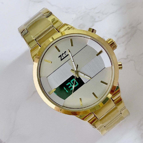 Orologio Da Polso Zcc 7258 Uomo Quarzo Acciaio Dual Time Dorato Quadrante Bianco Abbigliamento e Accessori > Orologi e gioielli > Orologi Uomo Trade Shop italia - Napoli, Commerciovirtuoso.it