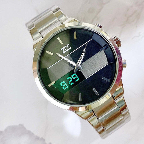 Orologio Da Polso Zcc 7258 Uomo Quarzo Acciaio Dual Time Silver Quadrante Nero Abbigliamento e Accessori > Orologi e gioielli > Orologi Uomo Trade Shop italia - Napoli, Commerciovirtuoso.it