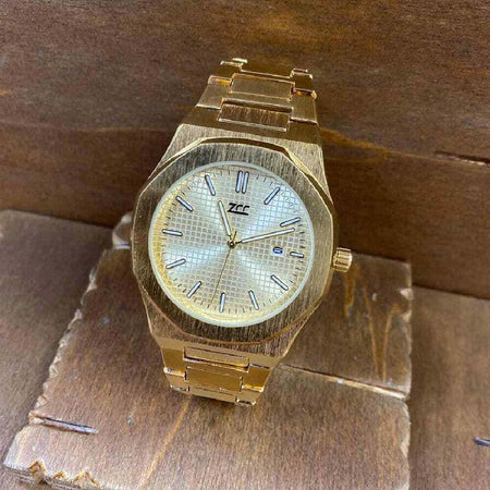 Orologio Da Polso Zcc Da Uomo Al Quarzo Data Analogico Elegante Dorato Fondo Oro Moda/Uomo/Orologi/Orologi da polso Trade Shop italia - Napoli, Commerciovirtuoso.it