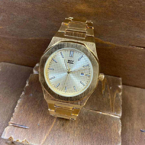 Orologio Da Polso Zcc Da Uomo Al Quarzo Data Analogico Elegante Dorato Fondo Oro Moda/Uomo/Orologi/Orologi da polso Trade Shop italia - Napoli, Commerciovirtuoso.it