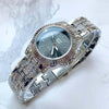 Orologio-Da-Polso-Zcc-Donna-Al-Quarzo-Acciaio-Cinturino-Brillantini-Silver-Moda