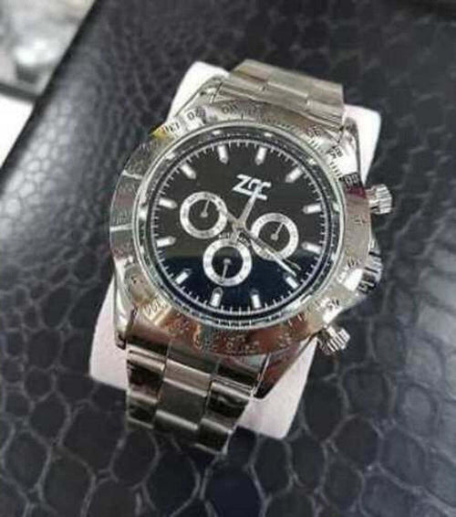 Orologio Polso Zcc Uomo Automatico Cronografo Elegante Silver Fondo Nero Moda/Uomo/Orologi/Orologi da polso Trade Shop italia - Napoli, Commerciovirtuoso.it