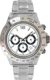 Orologio-Da-Polso-Zcc-Per-Uomo-Quarzo-Cronografo-Elegante-Data-Silver-Metallo