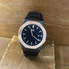Orologio-Da-Polso-Zcc-Uomo-Al-Quarzo-Data-Elegante-Nero-Rose-Gold-Fondo-Nero