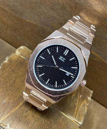 Orologio Da Polso Zcc Uomo Al Quarzo Data Elegante Rose Gold Fondo Nero Moda/Uomo/Orologi/Orologi da polso Trade Shop italia - Napoli, Commerciovirtuoso.it