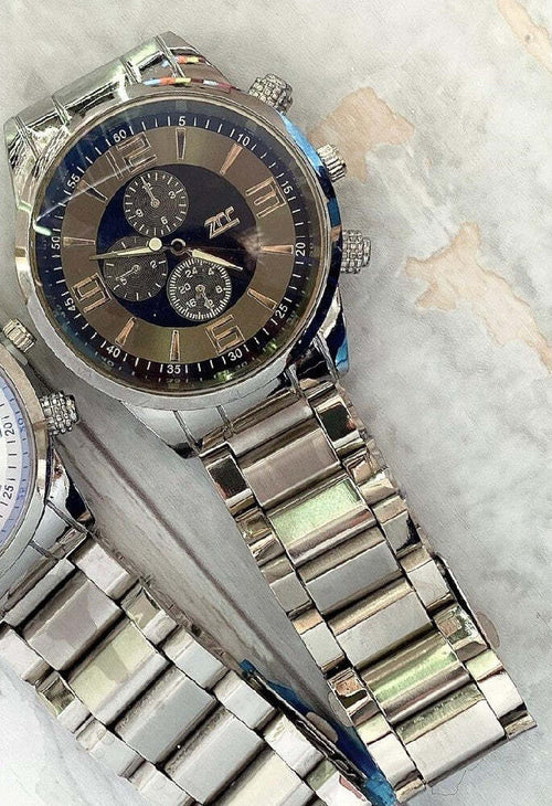 Orologio Da Polso Zcc Uomo Analogico Acciaio Moderno Crono Silver Quadrante Nero Abbigliamento e Accessori > Orologi e gioielli > Orologi Uomo Trade Shop italia - Napoli, Commerciovirtuoso.it