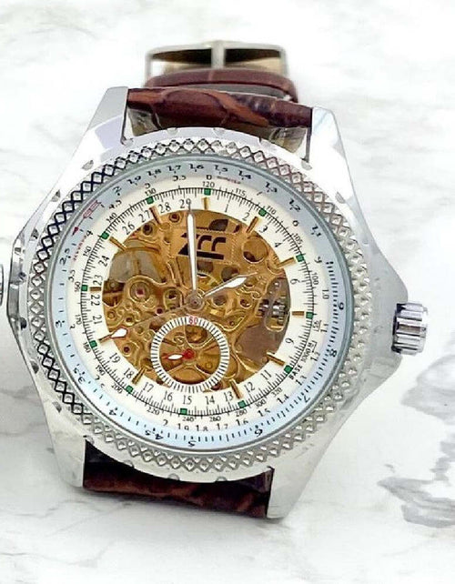 Orologio Da Polso Zcc Uomo Movimento Automatico Cinturino Pelle Marrone Bianco Abbigliamento e Accessori > Orologi e gioielli > Orologi Uomo Trade Shop italia - Napoli, Commerciovirtuoso.it