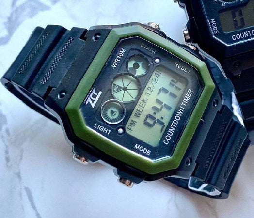 Orologio Da Polso Zcc Wr10m Digitale Crono Luce Sport Vintage Cinturino Plastica Abbigliamento e Accessori > Orologi e gioielli > Orologi Uomo Trade Shop italia - Napoli, Commerciovirtuoso.it