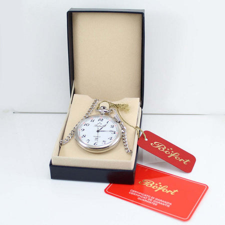 Orologio da tasca Bofort con logo FS Ferrovie dello Stato