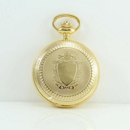 Orologio da tasca dorato meccanico carica manuale