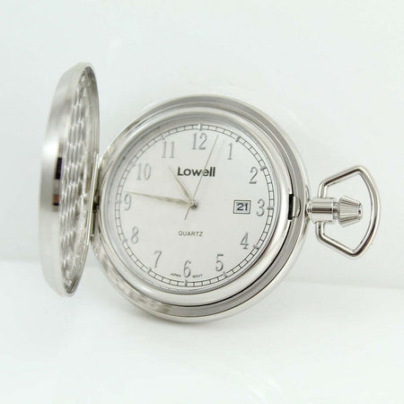 Orologio da tasca Lowell al quarzo cassa satinata personalizzabile