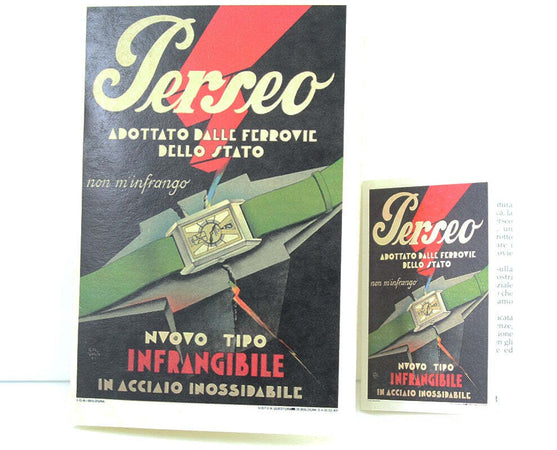 Orologio da tasca meccanico Perseo 738 FS Olivè Serie limitata 5 pezzi