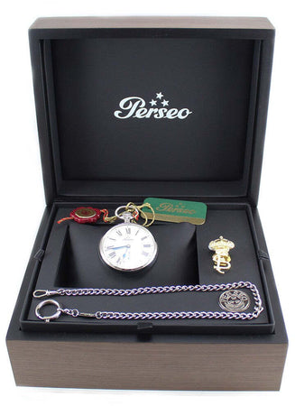 Orologio da tasca meccanico Perseo 738 FS Olivè Serie limitata 5 pezzi