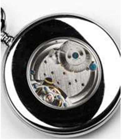 Orologio da tasca Meccanico carica manuale Lowell movimento a vista fasi lunari