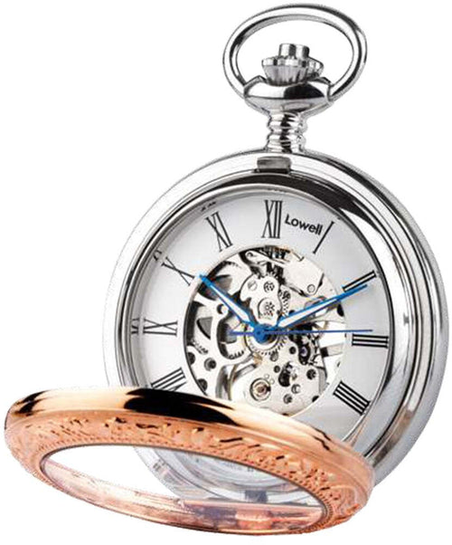 Orologio da tasca Meccanico carica manuale Lowell con movimento a vista