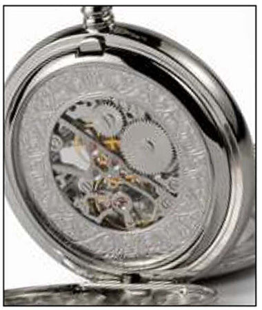 Orologio da tasca Meccanico carica manuale Lowell con movimento a vista Kenneth