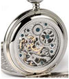 Orologio da tasca Movimento meccanico carica manuale Dual time fasi giorno/notte