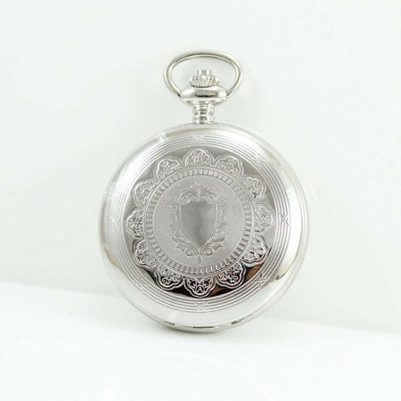 Orologio da tasca Movimento meccanico carica manuale Dual time fasi giorno/notte