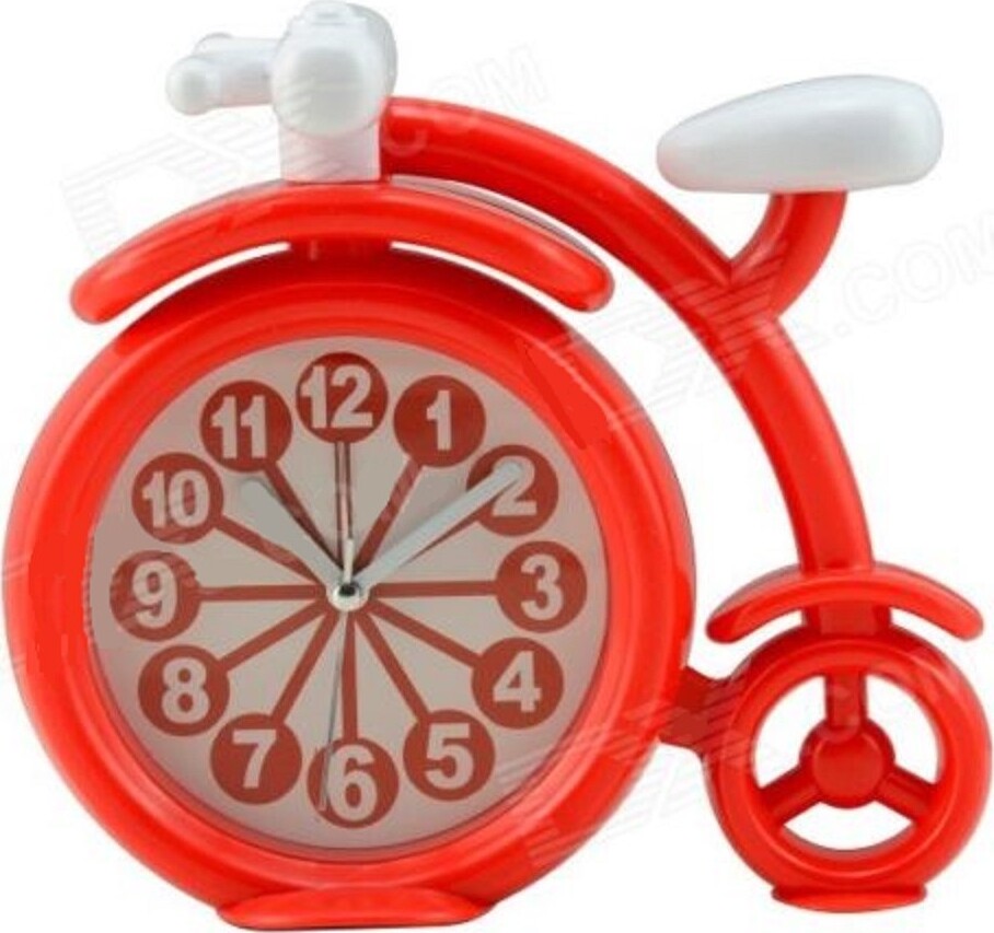 Orologio da Tavolo Sveglia Retrò a Forma di Bicicletta Piccola