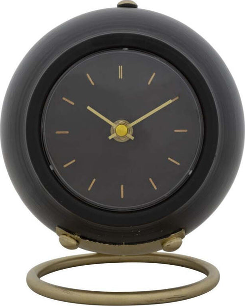 Orologio Da Tavolo Ball Nero Cm 16X13X19 Casa e cucina/Decorazioni per interni/Orologi/Orologi da tavolo Led Mall Home - Napoli, Commerciovirtuoso.it