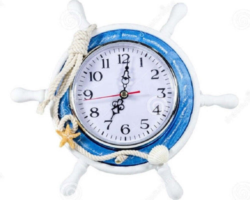 Orologio Da Tavolo In Legno A Forma Di Timone Barca Arredamento Nautica Design Casa, arredamento e bricolage > Accessori Casa > Orologi e Sveglie Trade Shop italia - Napoli, Commerciovirtuoso.it