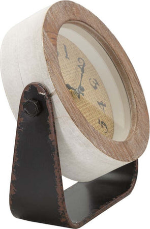Orologio Da Tavolo Round Cm 23,5X7X24 Casa e cucina/Decorazioni per interni/Orologi/Orologi da tavolo Led Mall Home - Napoli, Commerciovirtuoso.it