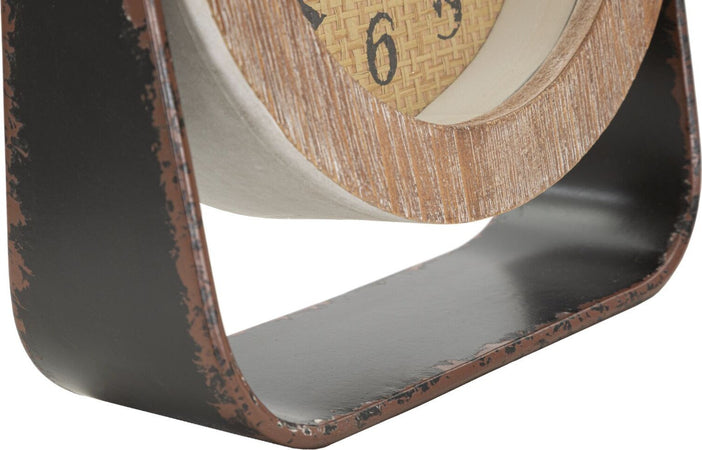 Orologio Da Tavolo Round Cm 23,5X7X24 Casa e cucina/Decorazioni per interni/Orologi/Orologi da tavolo Led Mall Home - Napoli, Commerciovirtuoso.it