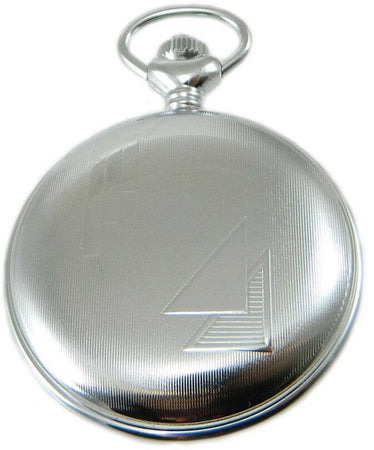 Orologio tasca acciaio savonette lavorato carica manuale personalizzabile