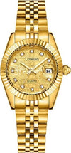 Orologio Da Uomo Donna Longbo 80435 In Acciaio Con Strass Impermeabile Dorato Moda/Donna/Orologi/Orologi da polso Trade Shop italia - Napoli, Commerciovirtuoso.it