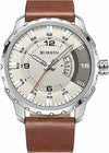 OROLOGIO DA UOMO MARCA IN VERA PELLE MARRONE BAND CURREN AL QUARZO BLACK8245 Moda/Uomo/Orologi/Orologi da polso Trade Shop italia - Napoli, Commerciovirtuoso.it