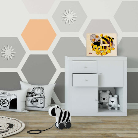 Orologio Didattico Ape Bambini per Imparare a Leggere Le Ore