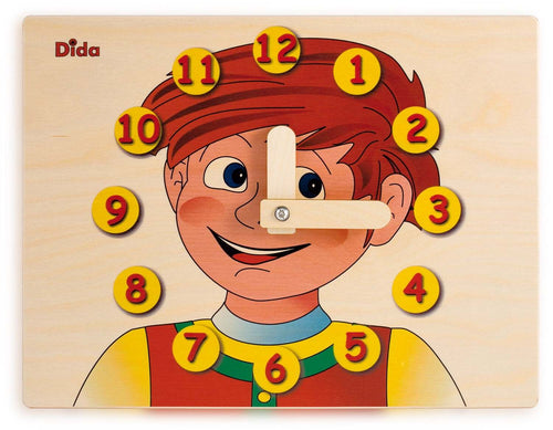 Orologio Didattico Bimbo per Imparare a Leggere Le Ore