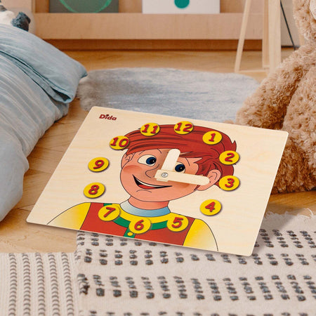 Orologio Didattico Bimbo per Imparare a Leggere Le Ore