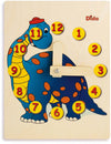 Orologio Didattico Dinosauro Bambini per Imparare a Leggere Le Ore