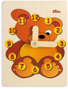 Orologio Didattico Orso Bambini per Imparare a Leggere Le Ore