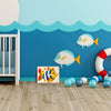 Orologio Didattico Pesce Bambini per Imparare a Leggere Le Ore
