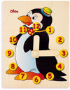 Orologio Didattico PinguinoBambini per Imparare a Leggere Le Ore
