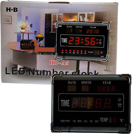 OROLOGIO DIGITALE A LED CON DATARIO TEMPERATURA ORARIO SVEGLIA A PARETE MURO Casa e cucina/Decorazioni per interni/Orologi/Sveglie Trade Shop italia - Napoli, Commerciovirtuoso.it