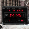 Orologio Digitale A Led Con Datario Temperatura Orario Sveglia A Parete Muro Casa e cucina/Decorazioni per interni/Orologi/Sveglie Trade Shop italia - Napoli, Commerciovirtuoso.it