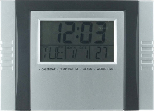OROLOGIO DIGITALE DA PARETE DA SCRIVANIA TEMPERATURA DATARIO ALLARME CRONO 2304 Casa e cucina/Decorazioni per interni/Orologi/Orologi particolari/Stazioni meteorologiche Trade Shop italia - Napoli, Commerciovirtuoso.it
