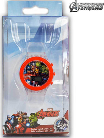 Orologio-Digitale-da-Polso-Avengers-Con-Luce-LED-in-Scatola-Regalo-Kids-Euroswan