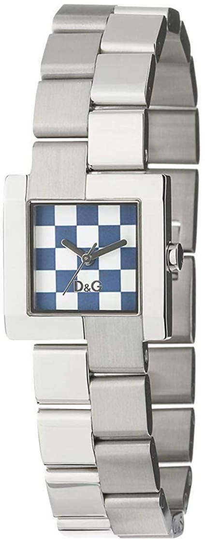 Orologio donna Acciaio Argento Dolce & Gabbanna D&G Accessorio Moda da polso per Lei Scacchi Bianchi e Blu Idea Regalo Art. DW 0440 Dolce & Gabbana