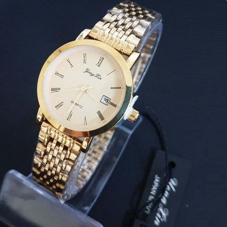 Orologio Donna Acciaio Dorato Analogico Quarzo Moderno Fashion Casual Moda/Donna/Orologi/Orologi da polso Trade Shop italia - Napoli, Commerciovirtuoso.it