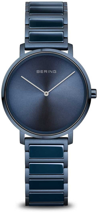 Orologio Donna Bering 18531-797 Blu Quadrante Tondo Cinturino in Acciaio Inossidabile