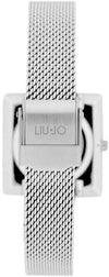 Orologio Donna Liu Jo Quadrato Glamour Square con cinturino mesh e Quadrante Squadrato in Acciaio Argento Silver TLJ155454
