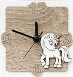 Orologio in legno mdf con applicazioni personalizzabili. Disponibile in due misure. Casa e cucina/Decorazioni per interni/Orologi/Orologi da parete MagiediNatale.it - Altamura, Commerciovirtuoso.it