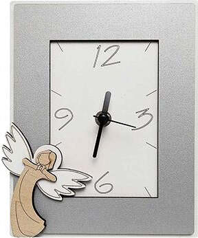 Orologio in legno mdf con applicazioni personalizzabili. Misure cm. 17 x 21 h. Casa e cucina/Decorazioni per interni/Orologi/Orologi da parete MagiediNatale.it - Altamura, Commerciovirtuoso.it