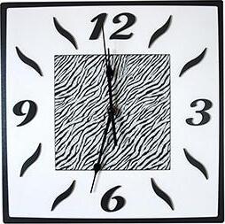 Orologio in legno mdf con stampa glitterata stile animalier. Disponibile in due misure Casa e cucina/Decorazioni per interni/Orologi/Orologi da parete MagiediNatale.it - Altamura, Commerciovirtuoso.it